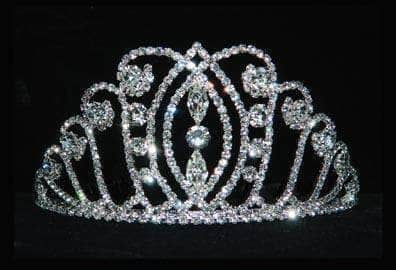 #11869 Small Intersecting Scroll Tiara