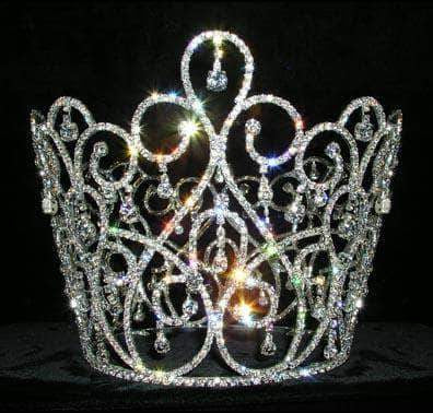 #13543 - Crystal Waterfall Queen Crown