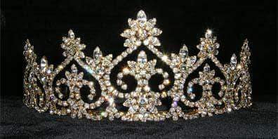#13600G Royal Court Tiara - Gold