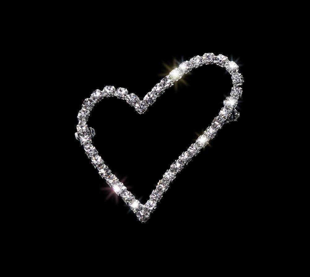 #14187 - Skewed Heart Pin