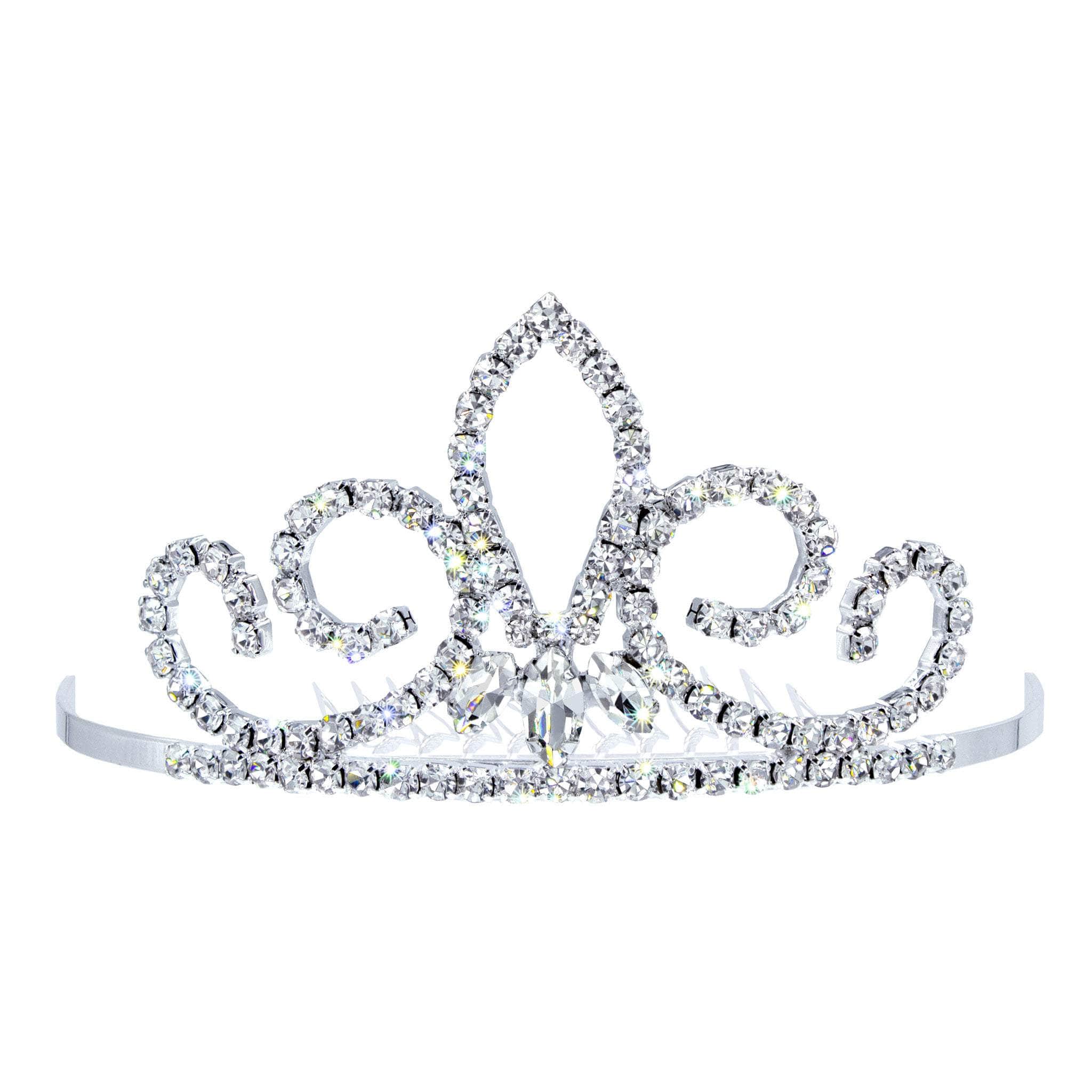 #15366 - Mini Fleur De Lis Frontal Comb