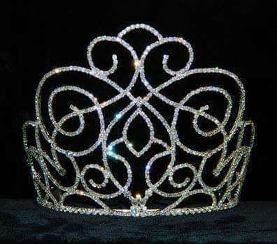#15589 Victorian Class Tiara - 5.25"