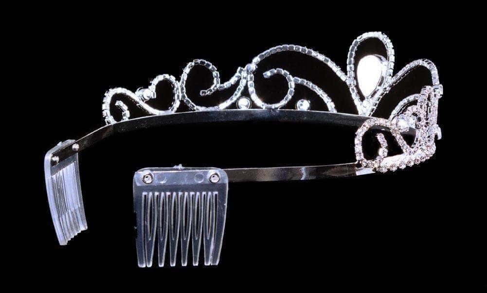 #16240 - Royal Scroll Tiara with Combs - Image 2