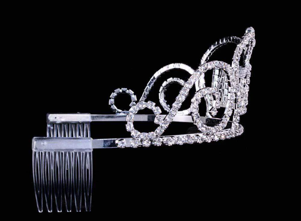 #16446 - Queen's Tiara with combs - 2.5" - Image 2