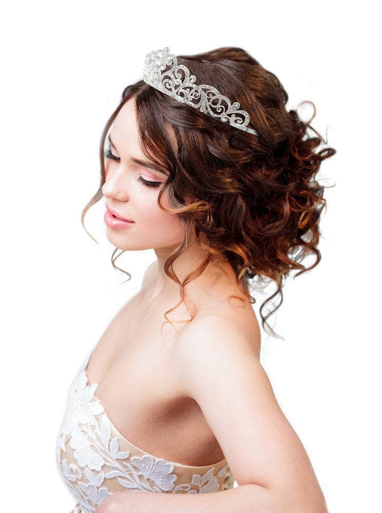 #16517 Pave Princess Tiara with Combs - 1.75" - Image 7