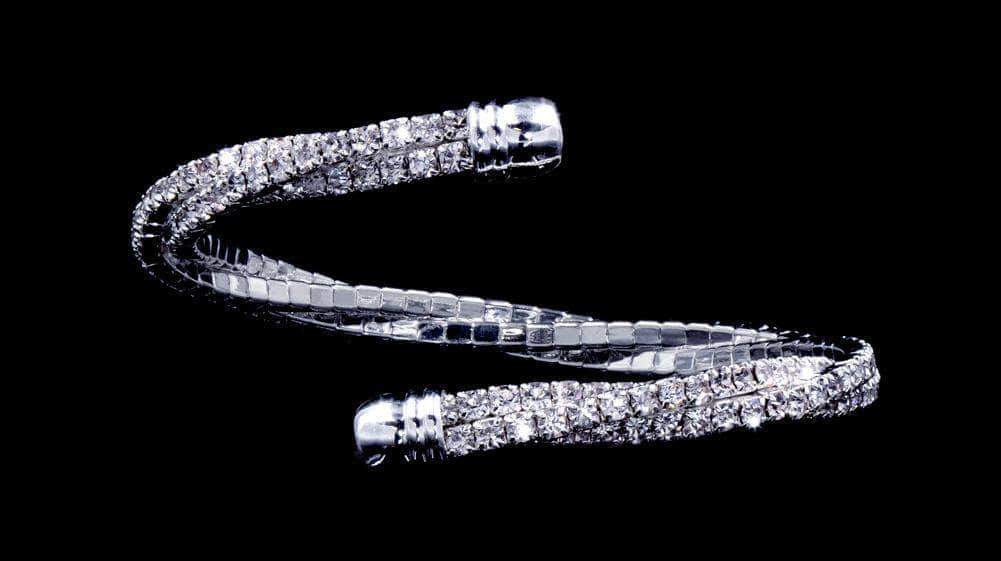 #16837 - Braided Criss Cross Wraparound Coil Bracelet (Limited Supply)