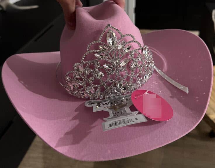 #17393 - Island Princess Cowgirl Hat Crown - Image 3