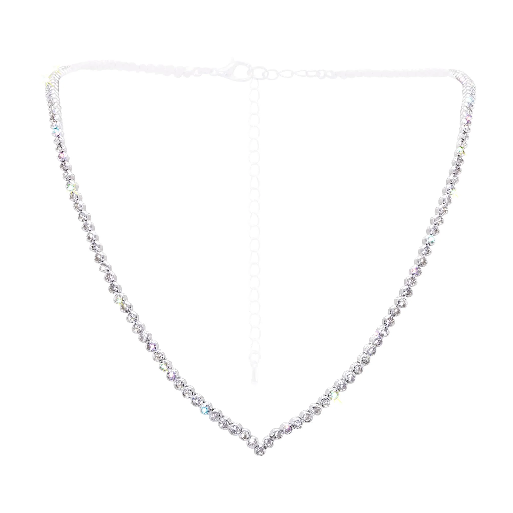 Simple Rhinestone Necklaces Wholesale