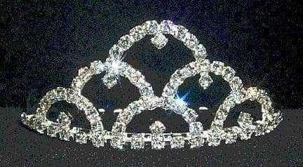 #9812 Crystal Frontal Comb